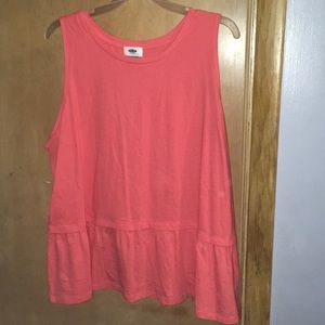 Peplum tank top